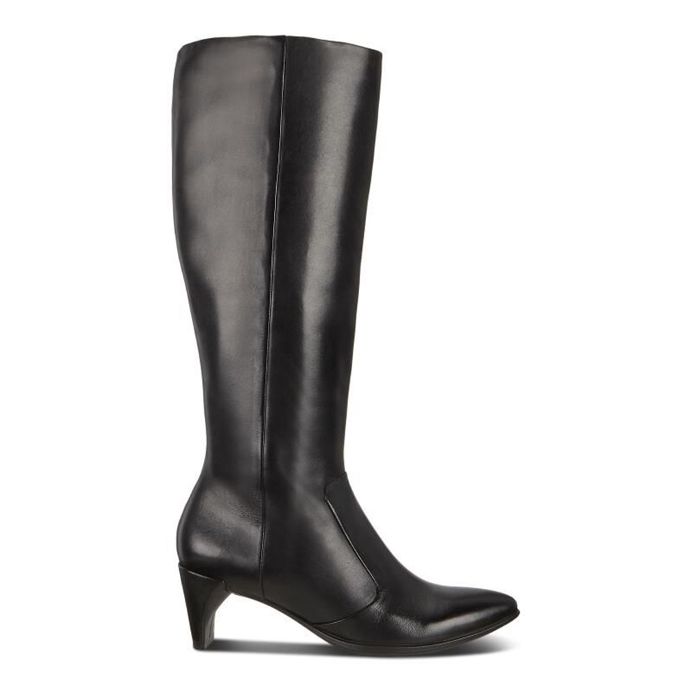 Botas Mujer - ECCO Shape 45 High-Cut Pointy Sleek 2.0 - Negros - HIM148392